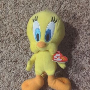 Ty Yellow Tweety Plush with Orange Feet
